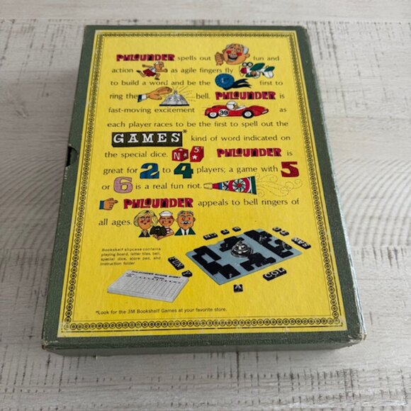 Rare, vintage 1962 3M Bookshelf Series Phlounder a Fast moving word game - Picture 9 of 9
